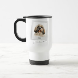 Caneca Térmica Foto personalizada de cachorro de estimação de fer