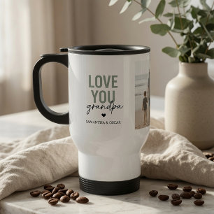 Caneca Térmica Foto Personalizada Eu Te Amo Vovô