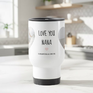 Caneca Térmica Foto Personalizada 'Eu Te Amo Vovó' Presente Per