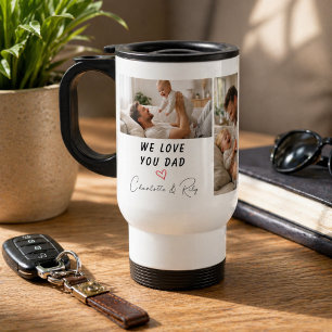 Caneca Térmica Foto Personalizada Nós Te Amamos, Papai   Dia dos 