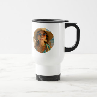 Caneca Térmica Foto Personalizada Retro Bahamas Praia Tropical