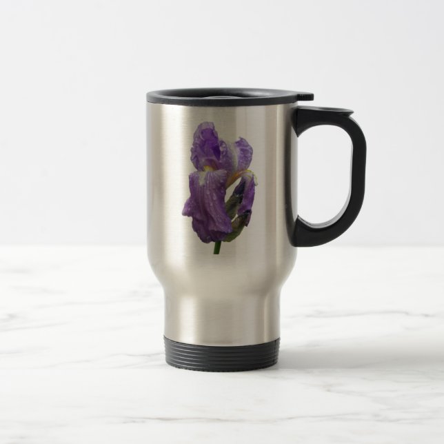 Caneca Térmica Fotografia de Íris Roxo (Direita)