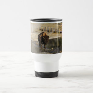 Caneca Térmica Fotografia dos animais selvagens de Yellowstone do