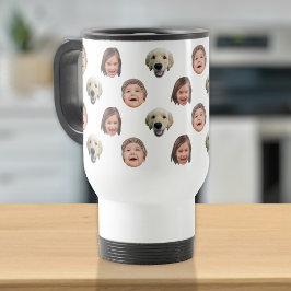 Caneca Térmica Fotos personalizadas de rosto bonito 3