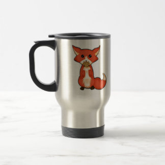 Caneca Térmica Fox Eyed grande bonito que come um biscoito