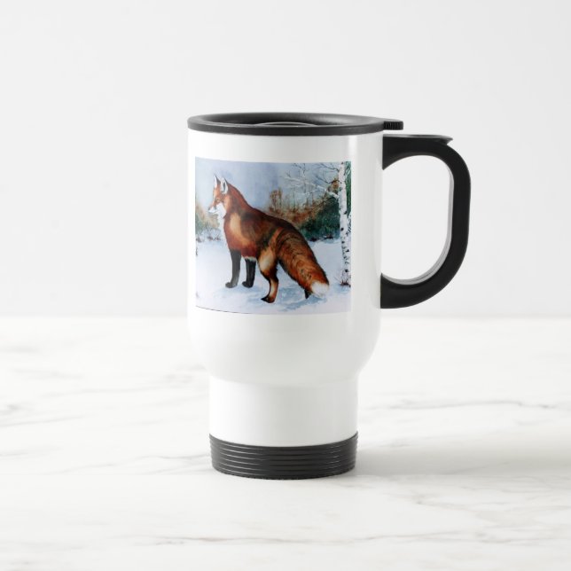 Caneca Térmica Fox vermelho (Direita)