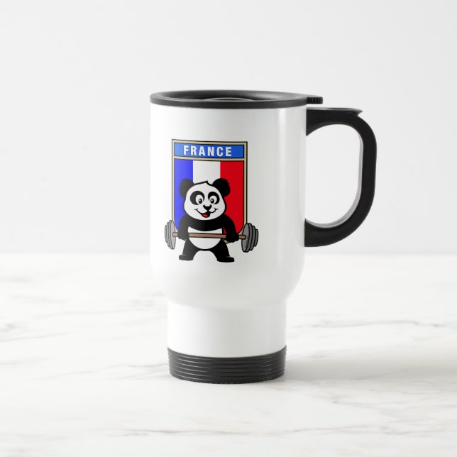 Caneca Térmica França Levantando Panda (Direita)