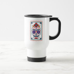 Caneca Térmica Frida Kahlo   Calavera