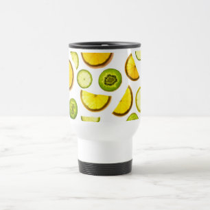 Caneca Térmica Frutas de Citros Frescas -