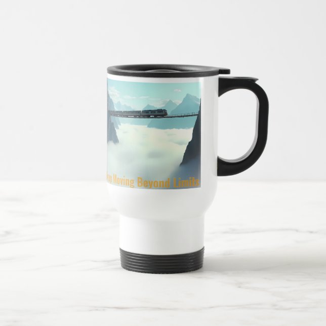 Caneca Térmica  Fuel Your Morning – Keep Moving Beyond Limits  (Direita)