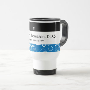 Caneca Térmica Funcionarios de escritório dentário Pro Damask