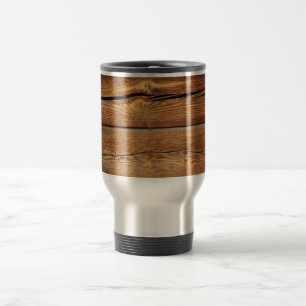 Caneca Térmica Fundo de Madeira