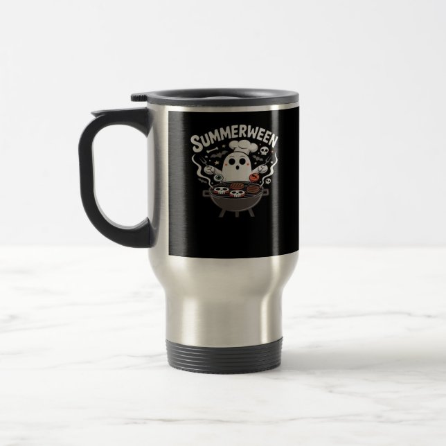 Caneca Térmica Funny de CHURRASCO Summerween (Esquerda)