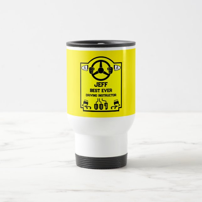 Caneca Térmica Funny Driving Instructor Gift (Centro)