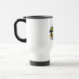 Caneca Térmica Funny Travel Mug – Fitness & Foodie Commuter Cup