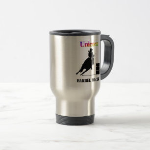 Caneca Térmica Funny Unicorn Barrel Racer