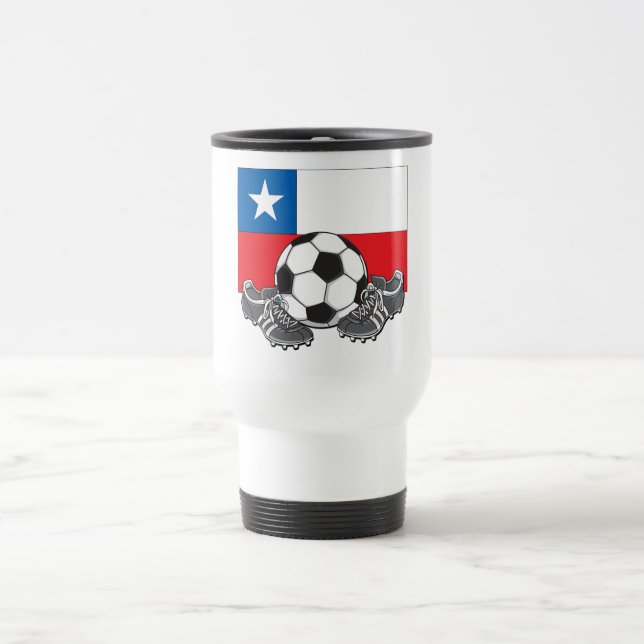 Caneca Térmica Futebol de Futebol do Team Chili (Centro)