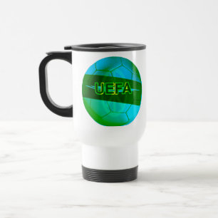Caneca Térmica Futebol Verde Neon