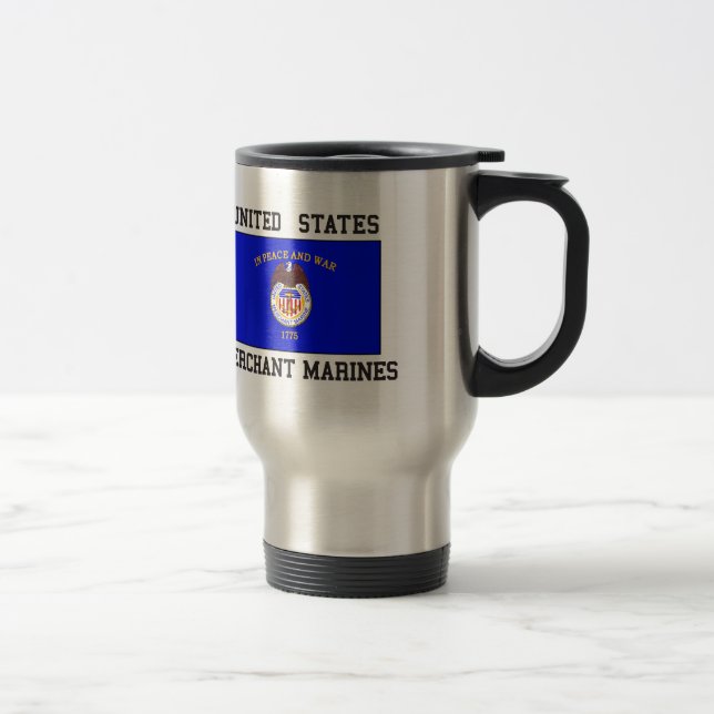 Caneca Térmica Fuzileiro naval mercante dos E.U. (Direita)