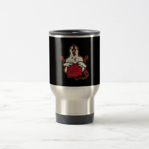 Caneca Térmica Galinha de Quilinação Emprés Engraçados Que C