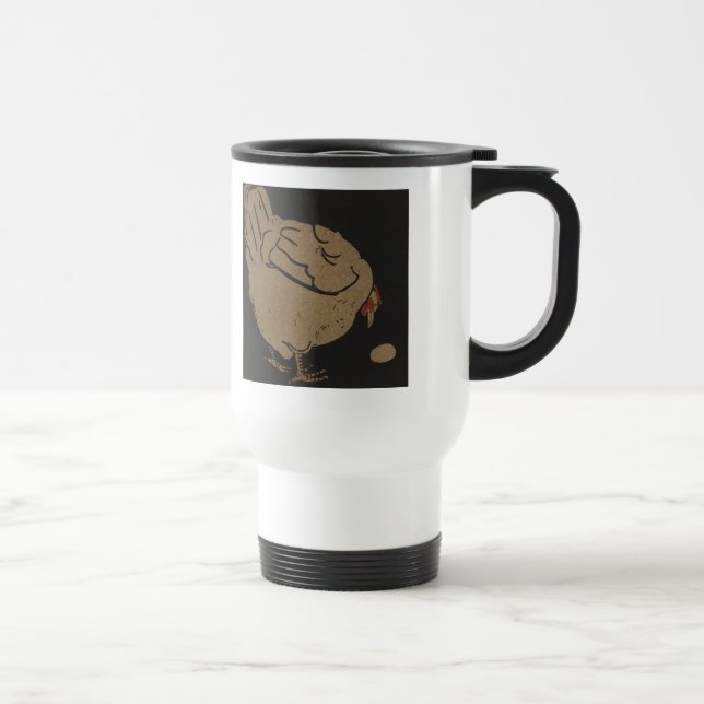 Caneca Térmica Galinha e Ovo (Direita)