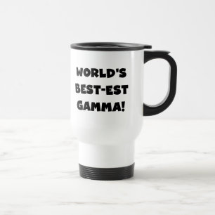Caneca Térmica Gama do Melhor-est do mundo preto e branco