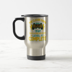 Caneca Térmica Gamer Birthday - Ano e Idade Personalizados, Clás