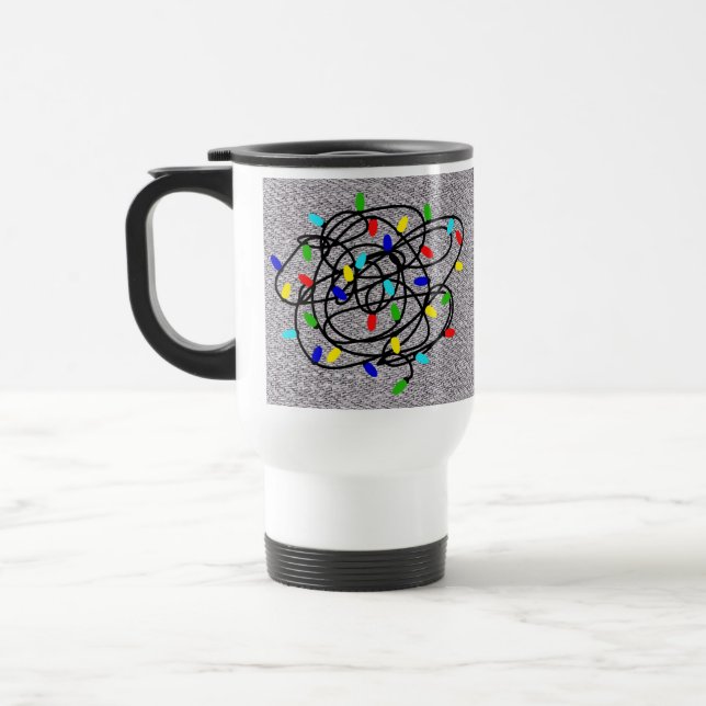 Caneca Térmica Garland Christmas Lights-87878 (Esquerda)