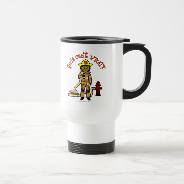 Caneca Térmica Garota Bombeiro (Direita)