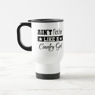 Caneca Térmica Garota do Campo Fofo Cavalo Fazenda Dança de Linha