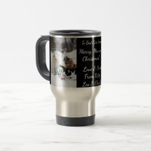 Caneca Térmica Garrafa de Neve de Gato, Nomes de Imagens Texto, P