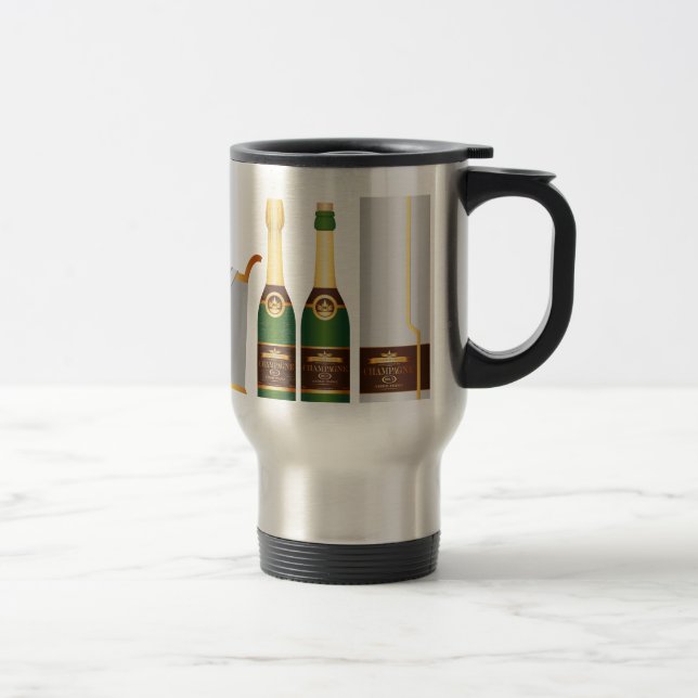 Caneca Térmica garrafas de champanhe (Direita)