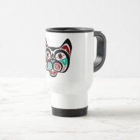 Gatinho de Arte Negra Nativa Americana