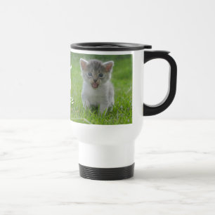Caneca Térmica Gatinho-de-erva-doce, pequenino, mas feroz