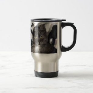 Caneca Térmica Gatinho Pet Gatinho Gatinho Bonito Amor Destino