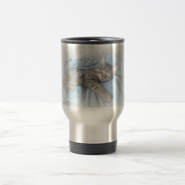 Caneca Térmica Gatinho sonolento (Centro)