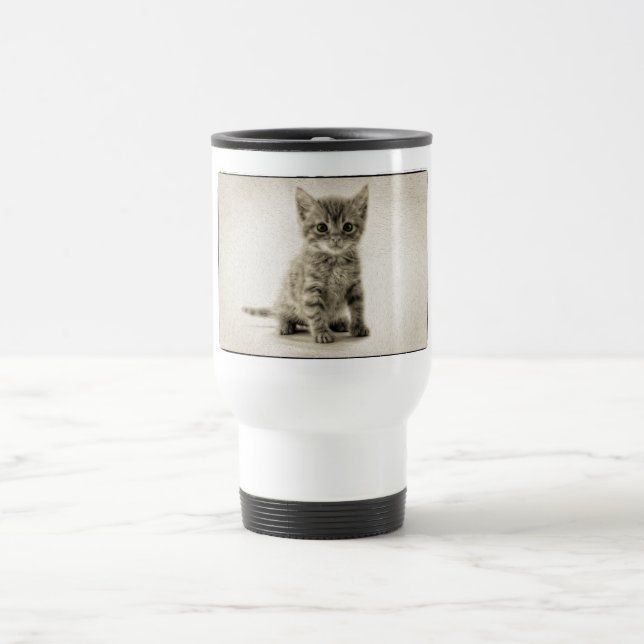 Caneca Térmica Gatinho Tabby (Centro)