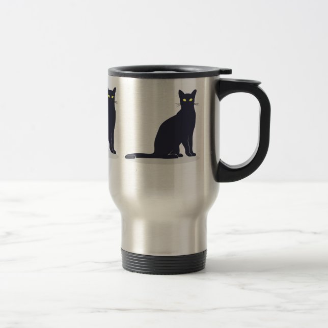 Caneca Térmica Gato (Direita)