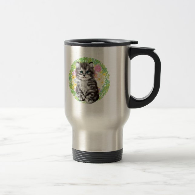 Caneca Térmica gato (Direita)