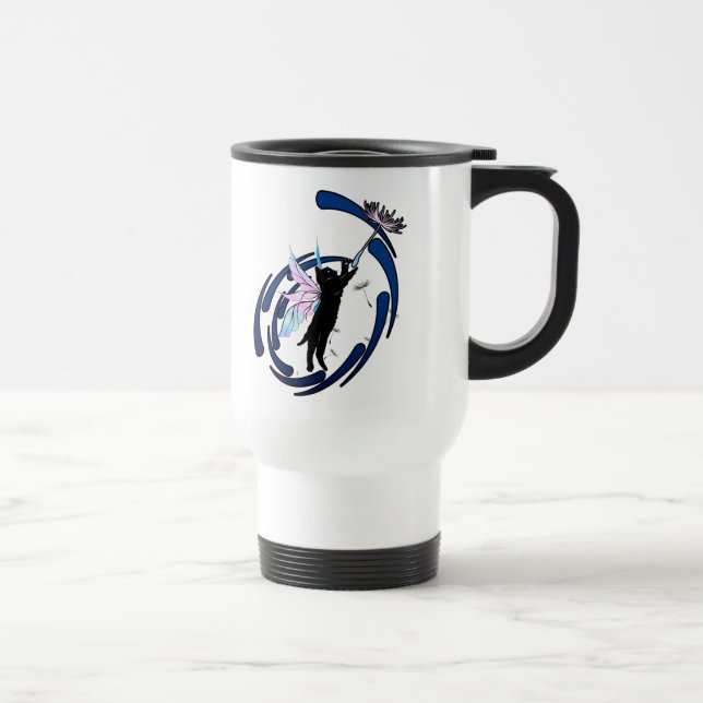 Caneca Térmica Gato Cósmico Dandelion (Direita)