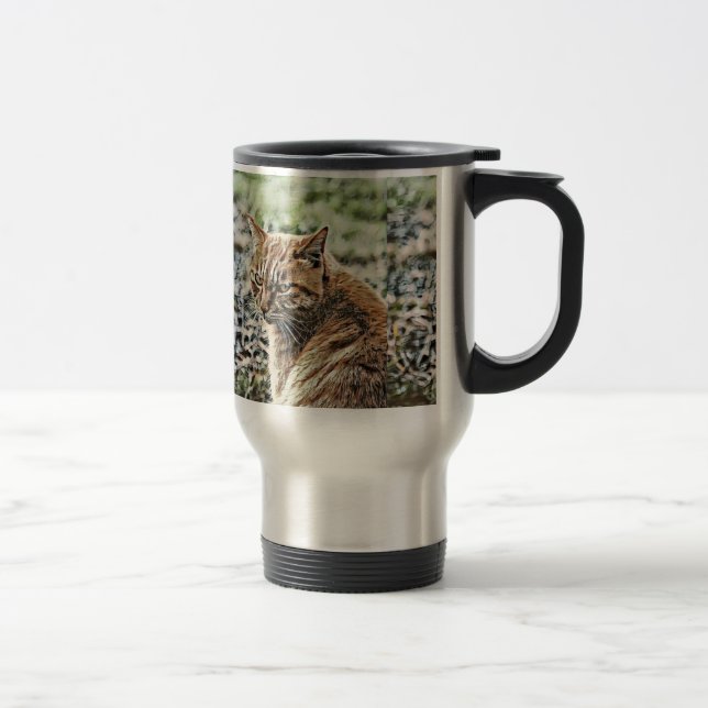 Caneca Térmica gato-do-ouro (Direita)