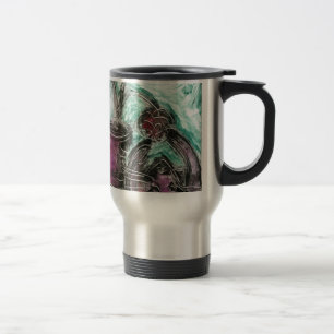 Caneca Térmica Gato e Flor II
