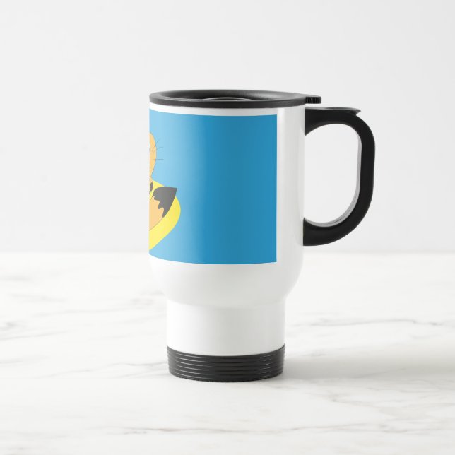 Caneca Térmica Gato Feliz (Direita)