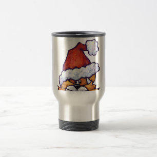 Caneca Térmica Gato Gengibre de Natal