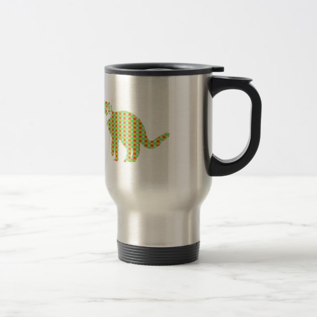 Caneca Térmica Gato Padrão (Direita)