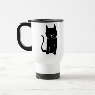 Caneca Térmica Gato preto bonito