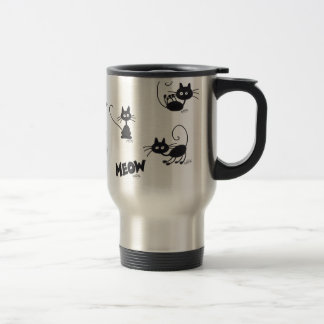 Caneca Térmica Gato preto dos desenhos animados