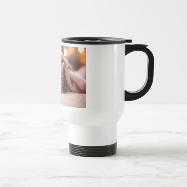 Caneca Térmica Gato primeiro, café segundo (Direita)