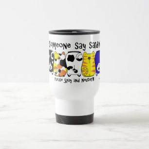 Caneca Térmica Gatos De Sardine