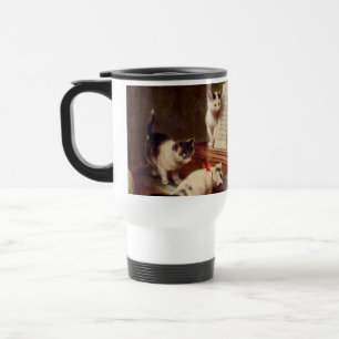Caneca Térmica Gatos e Piano